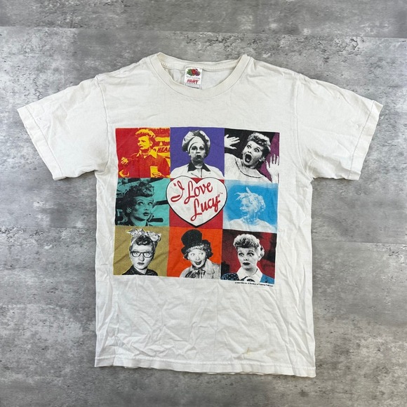 Fruit of the Loom Other - Vintage 1993‎ I Love Lucy Lucille Ball Graphic T-Shirt White Fruit of the Loom S